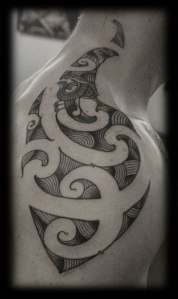 Image of Maori tattoo by Otautahi Tattoo in Auckland, NZ